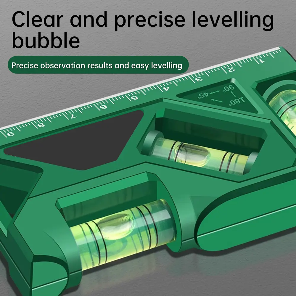 Gauge High-precision Horizontal Vertical Measure Metric Ruler Protractor Home Portable Magnetic Pocket Level Gauge Mini Level