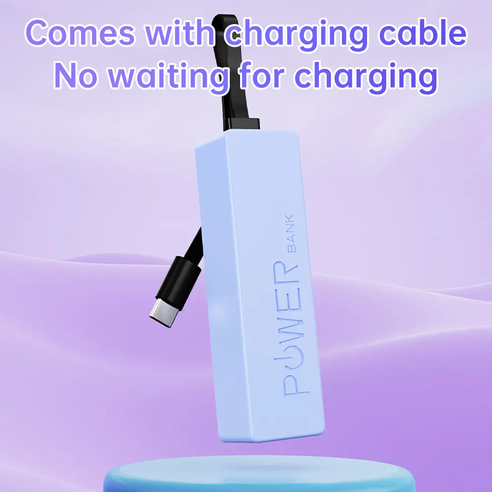 1*18650/21700 Battery Case Welding Free DIY Battery Box With USB Cable Portable Mini Power Bank Battery Pack