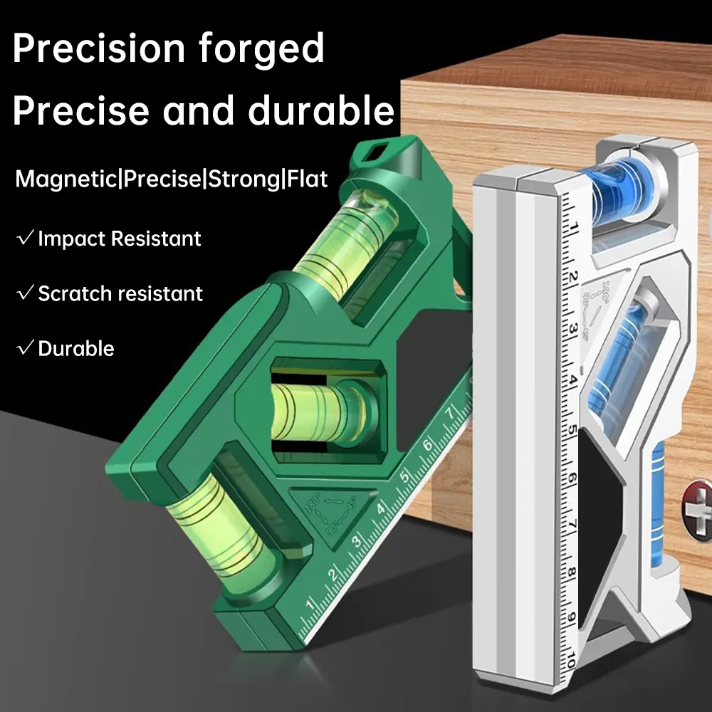 Gauge High-precision Horizontal Vertical Measure Metric Ruler Protractor Home Portable Magnetic Pocket Level Gauge Mini Level