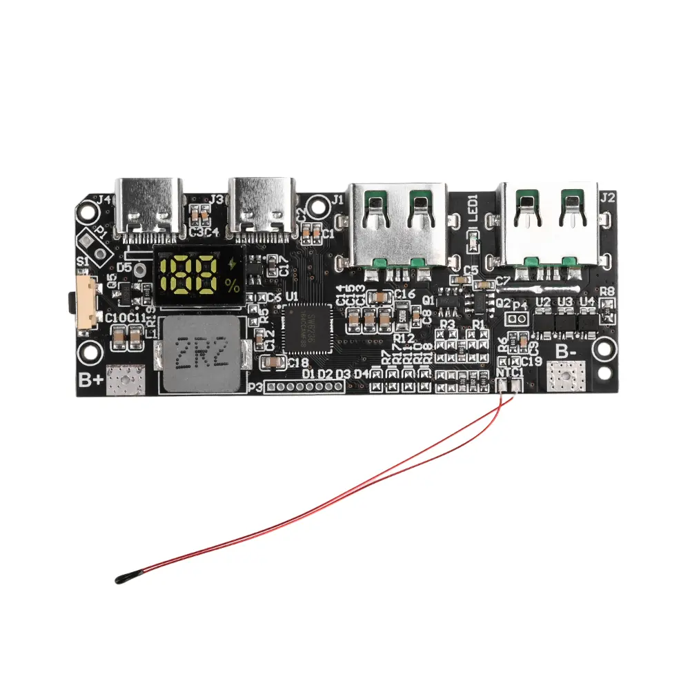 22.5W Quick Charging Power Module Support QC PD SCP VOOC Charge Protocol Power Bank 3.65V LIFEPO4 4.2V Ternary Lithium Battery