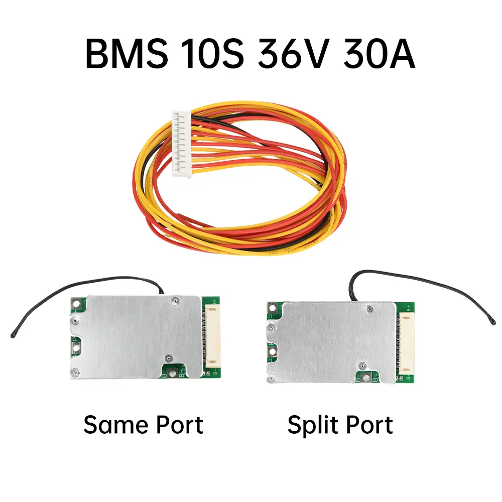 10S 36V 30A Lithium Battery Protection Board Electric Vehicle Battery Pack Protection Board BMS With Balance Charge