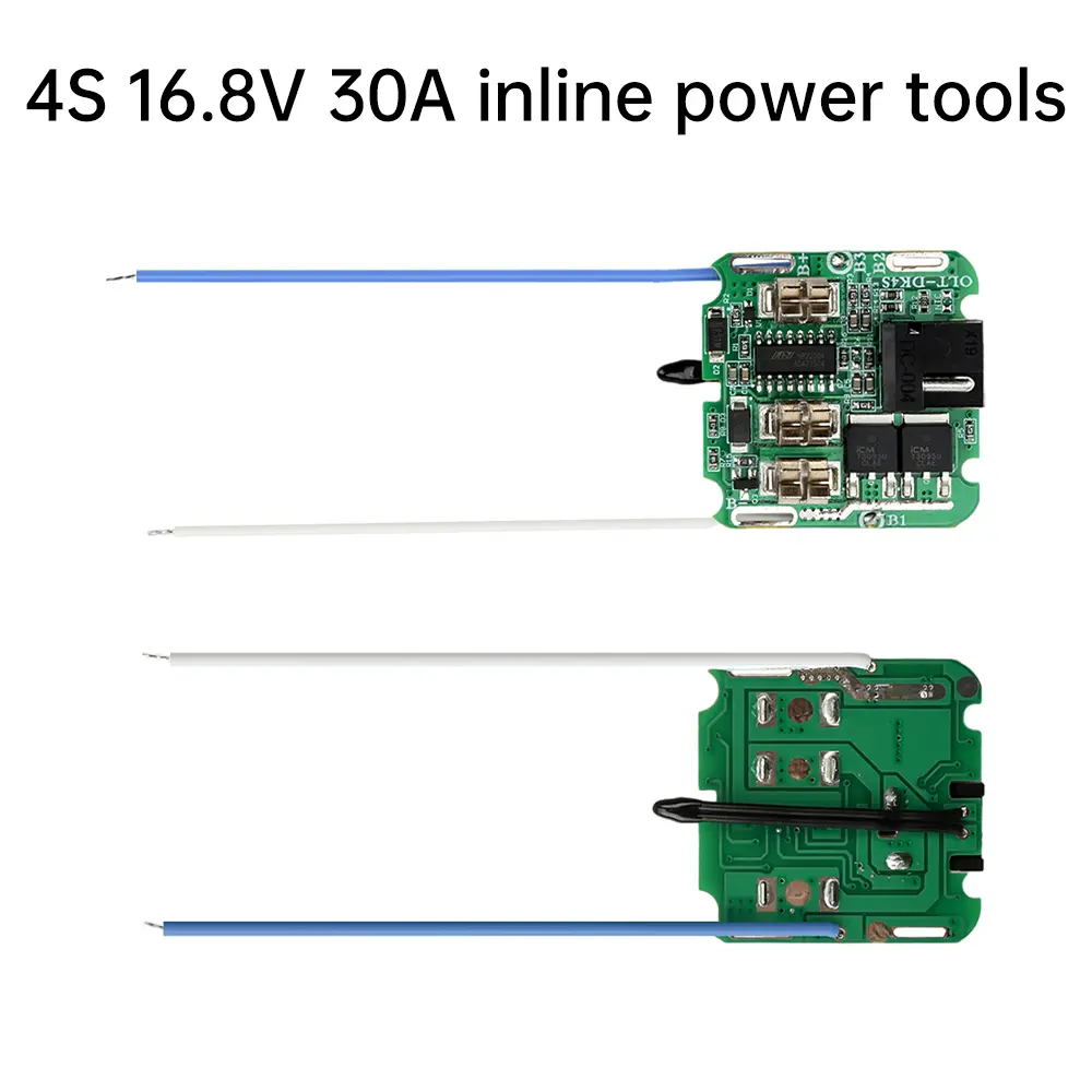 4S 16.8V 30A  Lithium Battery Protection Board BMS For Electric Tools High Current Angle Grinder Battery Protection Plate ﻿