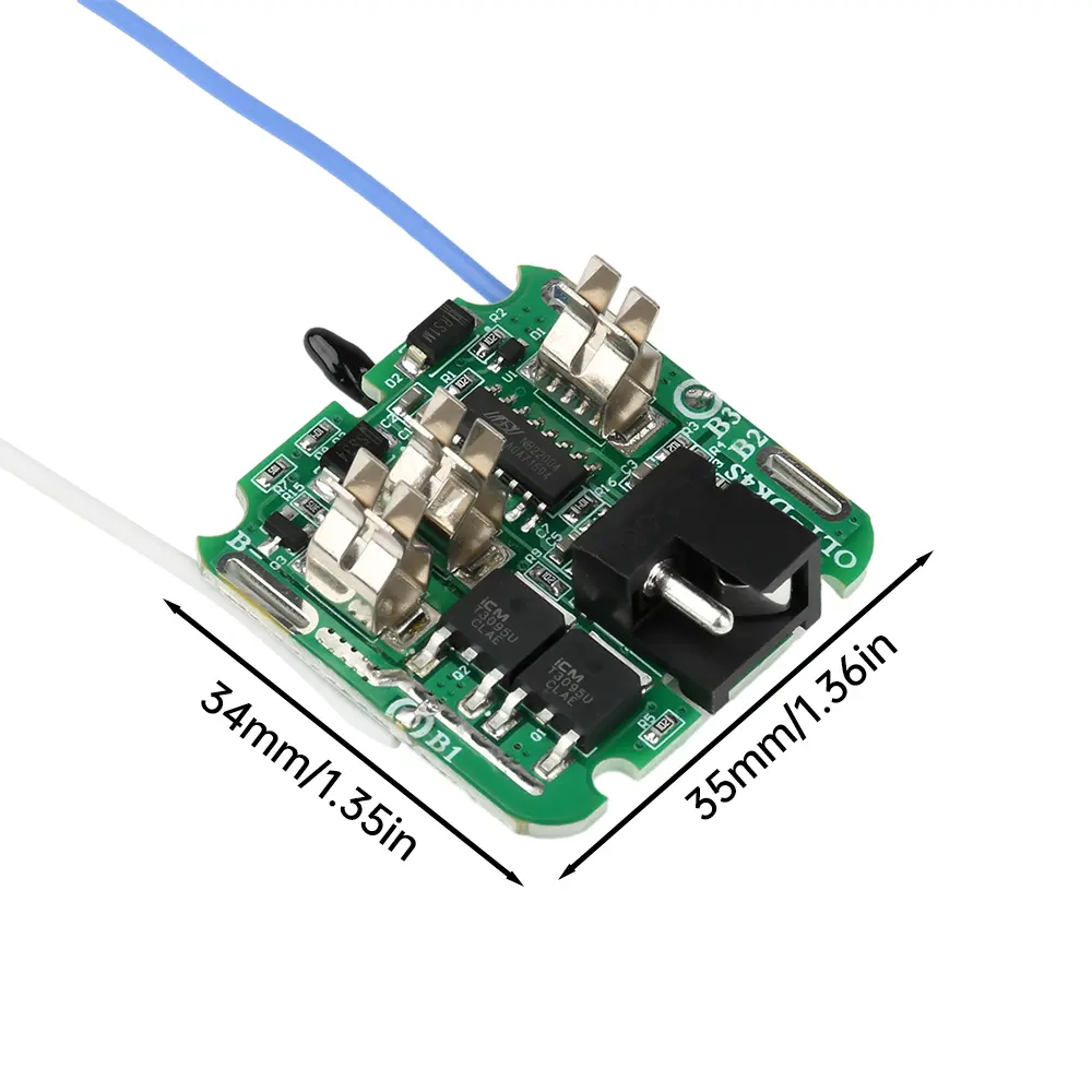 4S 16.8V 30A  Lithium Battery Protection Board BMS For Electric Tools High Current Angle Grinder Battery Protection Plate ﻿
