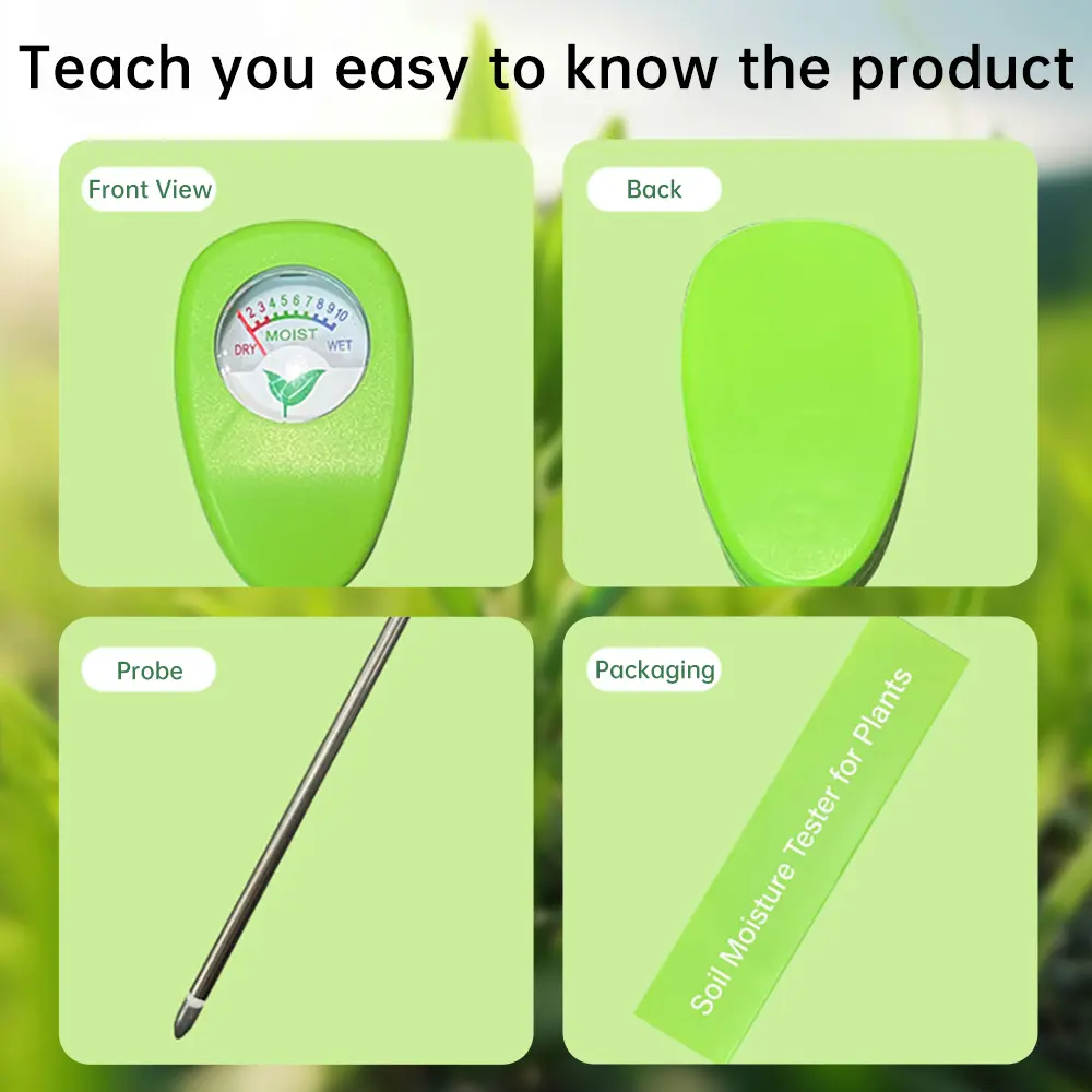 LY102 Soil Moisture Detector Soil Moisture Testing Tool No Battery Required Garden Bonsai Planting Tool
