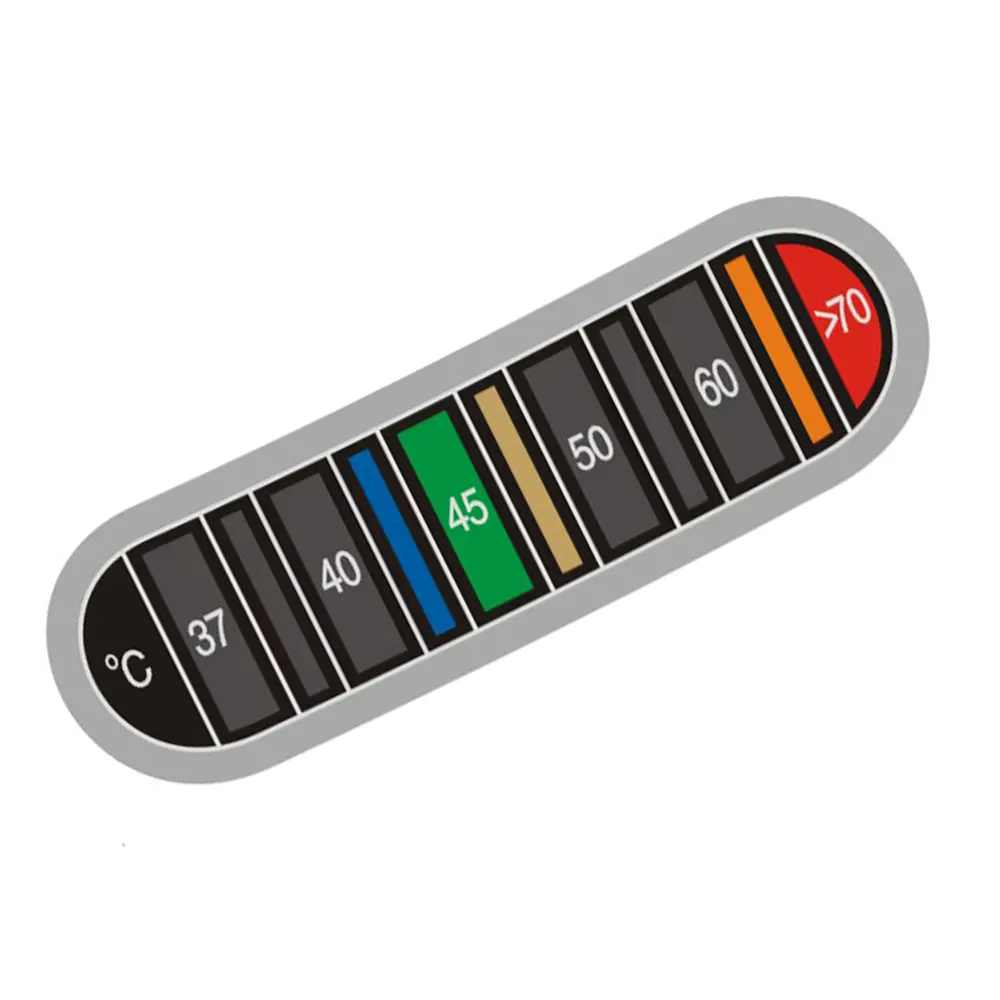5 Pcs Temperature Stickers For Coffee Cup Water Bottle Adhesive Kids Thermometer Temperature-sensitive Color-changing Stickers