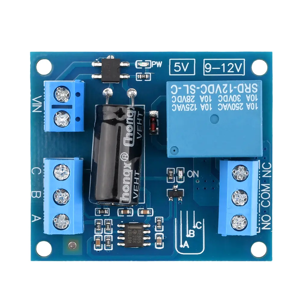 NE555 DC 12V Water Level Automatic Controller Liquid Sensor Switch Solenoid Valve Motor Pump Automatic Control Relay Board