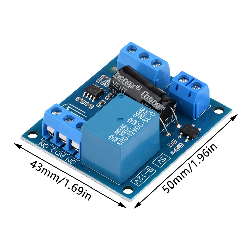 NE555 DC 12V Water Level Automatic Controller Liquid Sensor Switch Solenoid Valve Motor Pump Automatic Control Relay Board
