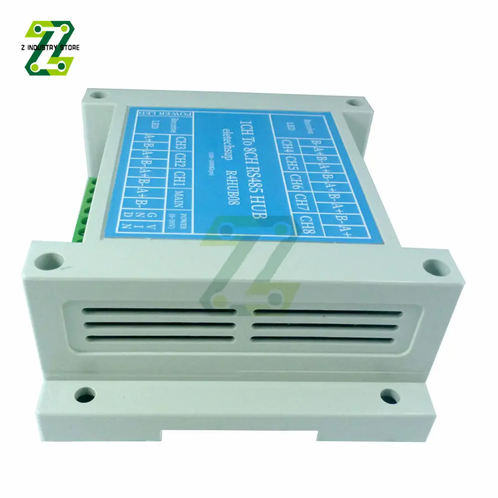 485 hub 8 channels Repeater RS-485 Serial Signal Amplifier Photoelectric isolation hub