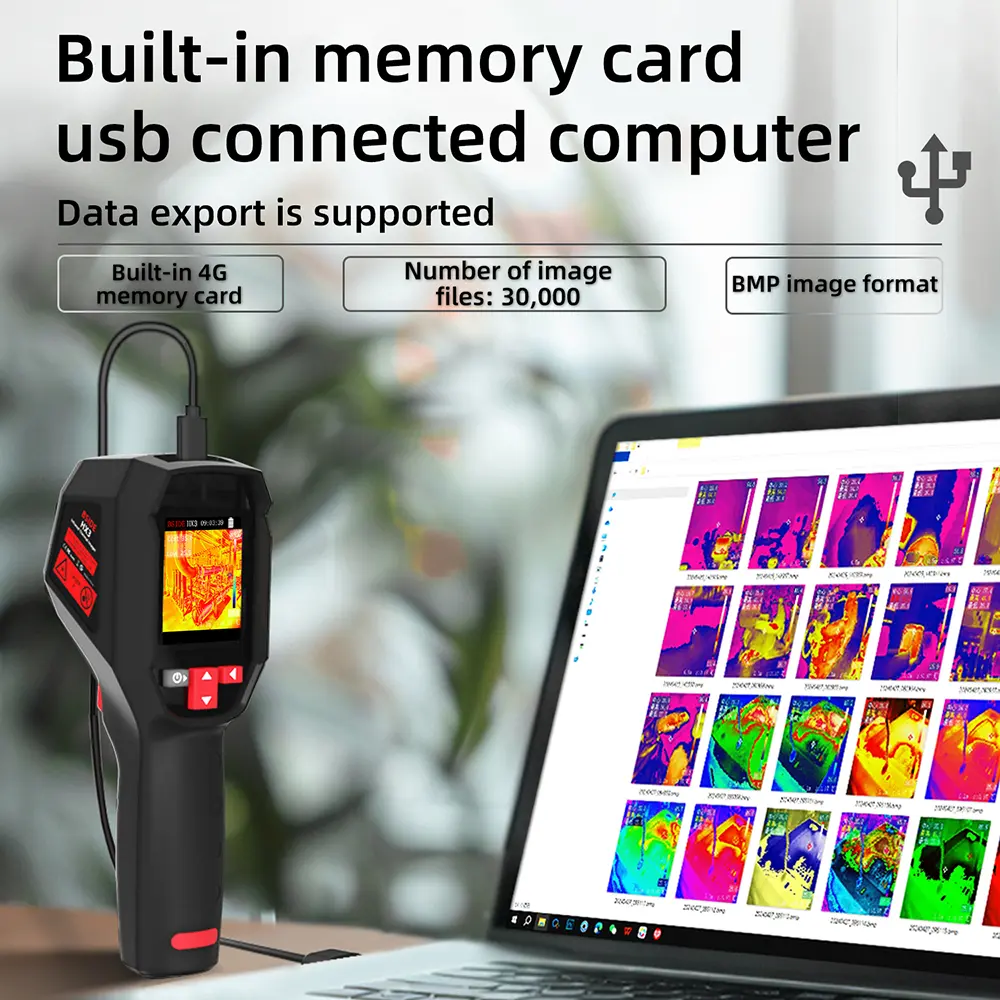 Thermal Imager Camera Electric Non-Contact Thermometer HD Resolution For Circuit PCB Repair Pipeline Detection Medical