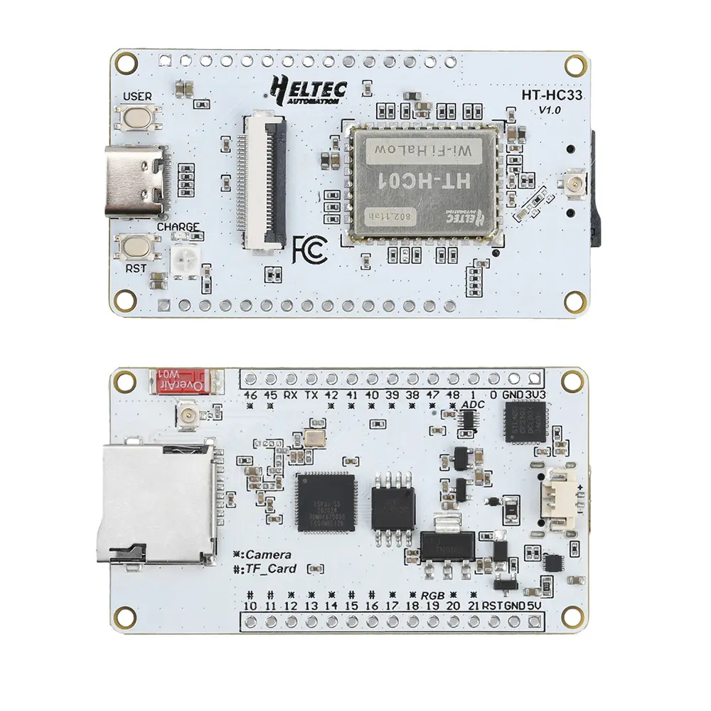 ESP32-S3 WiFi HaLow HC33 Development Board WiFi Bt Test Board with OV3660 Camera Module 200W Pixel