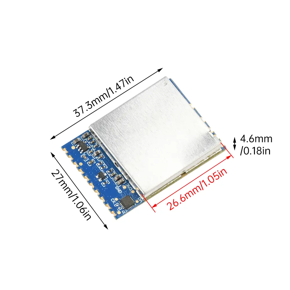 FM Video Receiver Module DC 5V 1.2G/1.3G FPV Mapping Module Analog Wireless Audio/Video Transmission Receiver Module