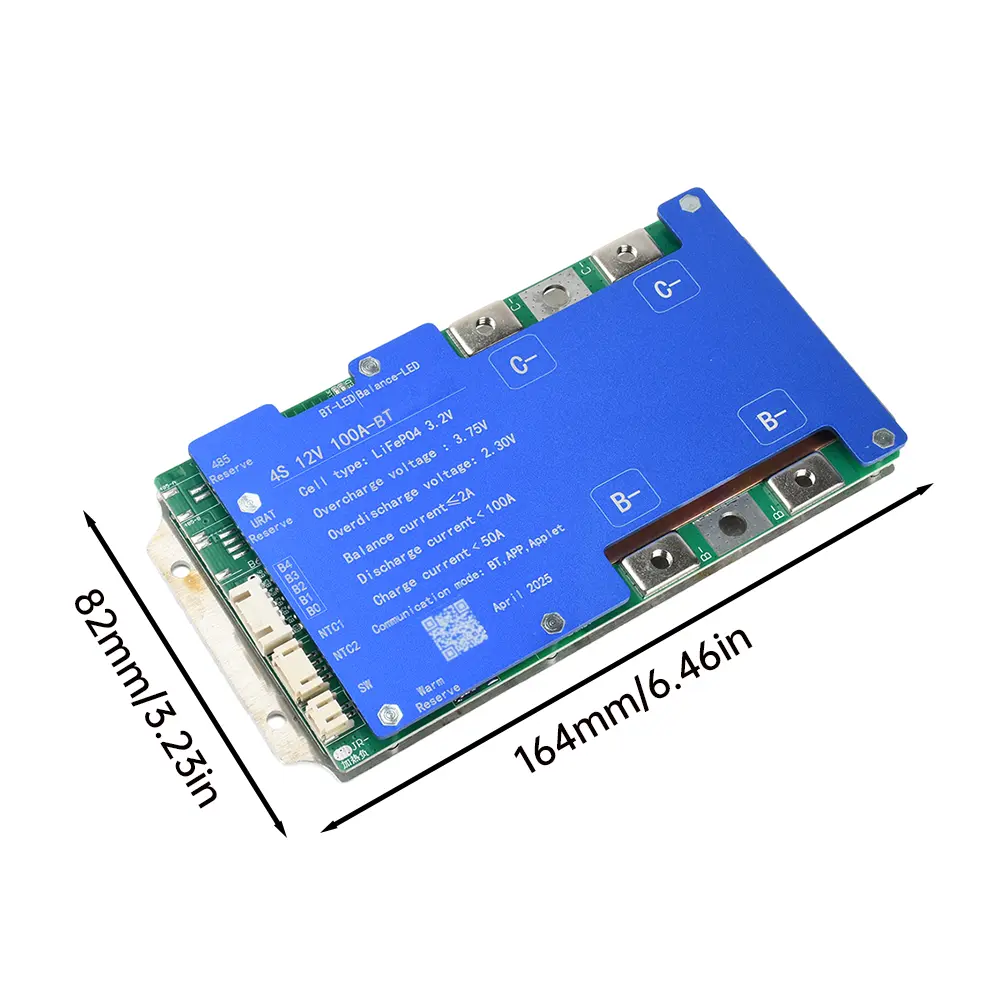 Lithium Battery Protection Board Bluetooth Board Smart Bluetooth BMS APP Adjustable Parameter Balance Protection Board
