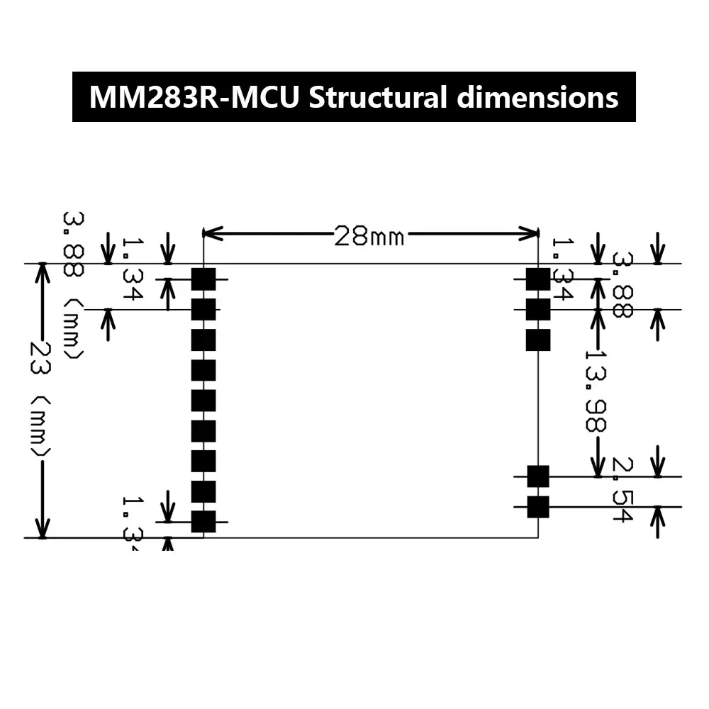 DC 3.3-5V 5.8G MM238RW Wireless Video Transmission Receiver Module FPV Image Transmission Receiver Module Without Audio