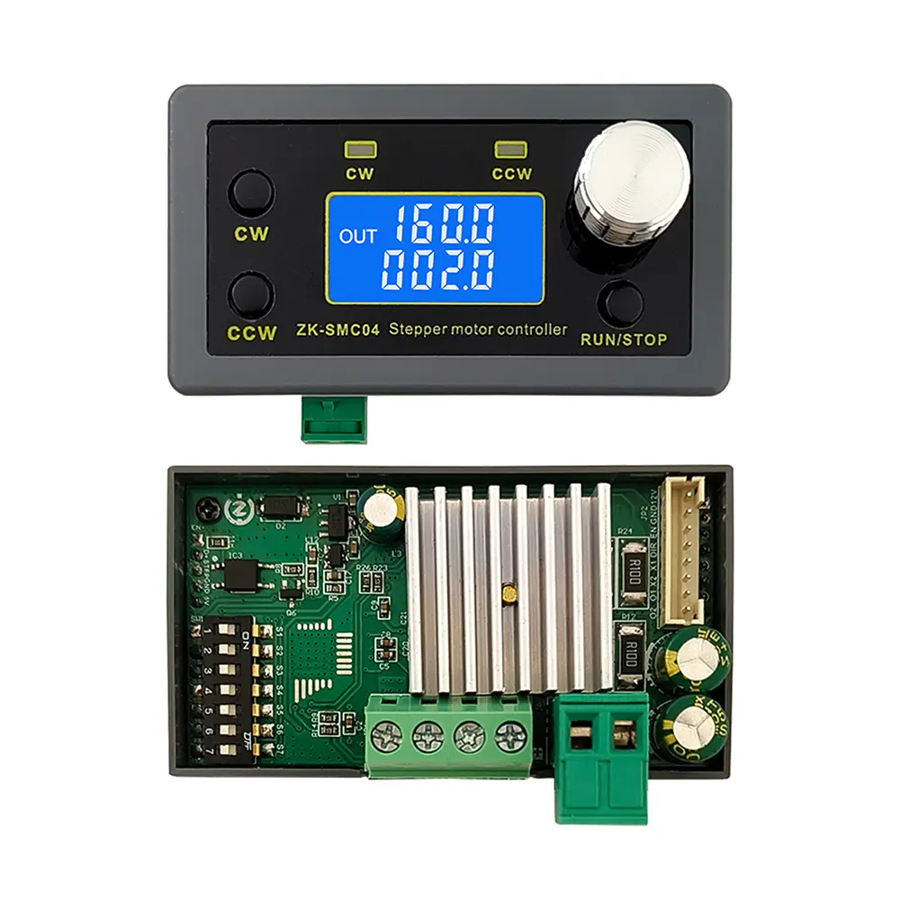 SMC04 High Power Stepper Motor Driver All-in-one 42 57 Stepper Motor Forward and Reverse Control TTL Serial Communication