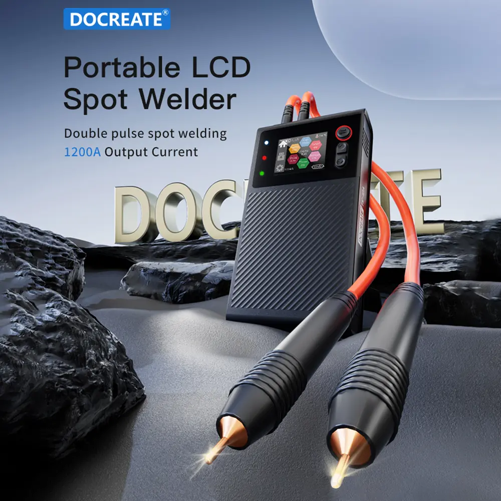 1.8-inch LCD Color Screen Spot Welding Machine 8000mAh Portable Battery Spot Welder DIY Mini Battery Pack Welding Tool