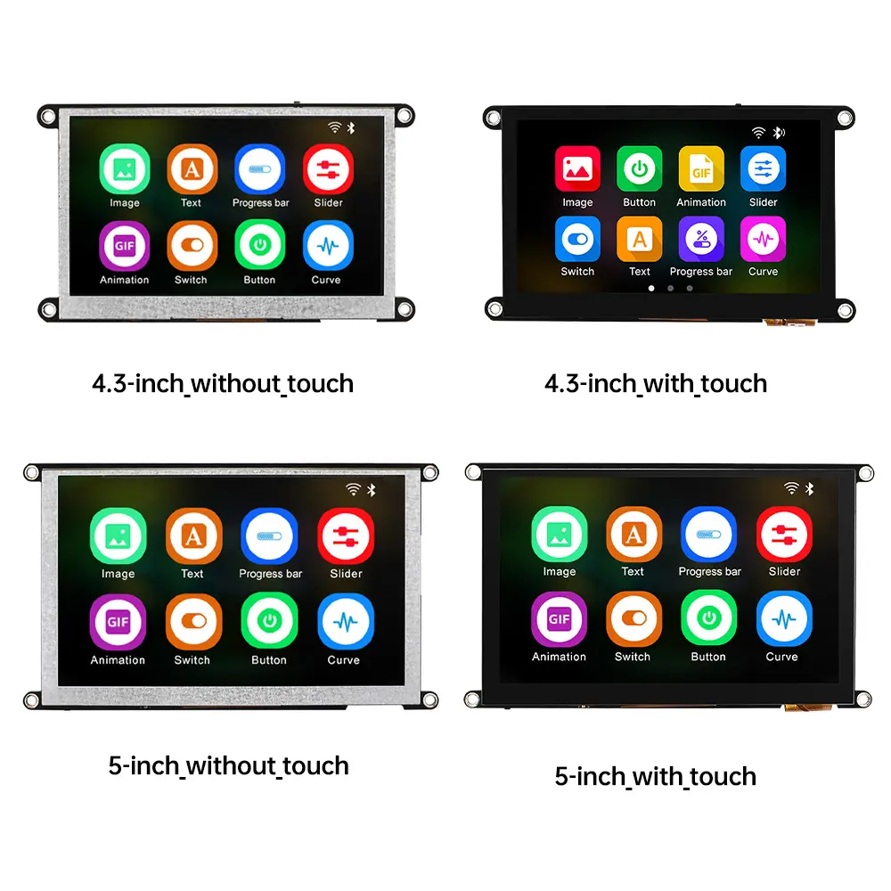 ESP32-S3 WIFI Bluetooth Development Board IPS High-definition LCD Display Module Touch Screen 4.3-inch/5-inch