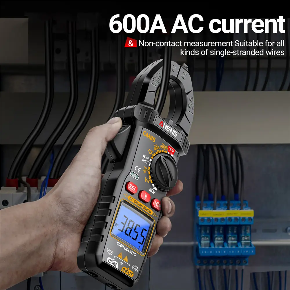 ANENG 4000 Counts Digital Clamp Meter Multimeter AC/DC Voltage Tester Current Capacitance Resistance Measurement Tool