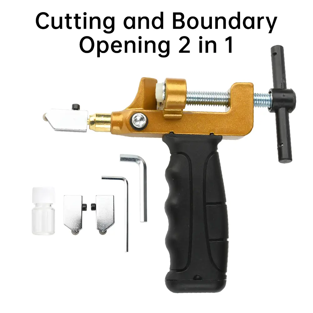 High Quality 2 in 1 Diamond Tile Glass Cutter Professional Ceramic and Porcelain Cutting Manual Multifunction Hand Tool Home DIY