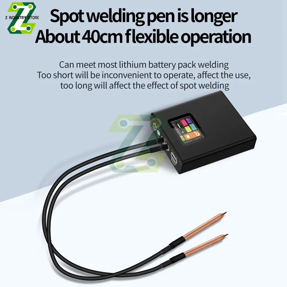Handheld Mini Spot Welder for 0.1-0.25mm Nickel Welding Machine Digital Display Spot Welder for 18650 Battery Plate Spot Welding