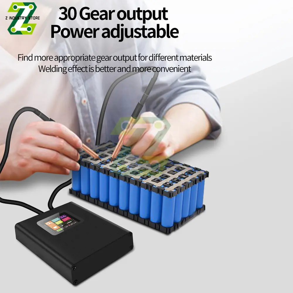 Handheld Mini Spot Welder for 0.1-0.25mm Nickel Welding Machine Digital Display Spot Welder for 18650 Battery Plate Spot Welding
