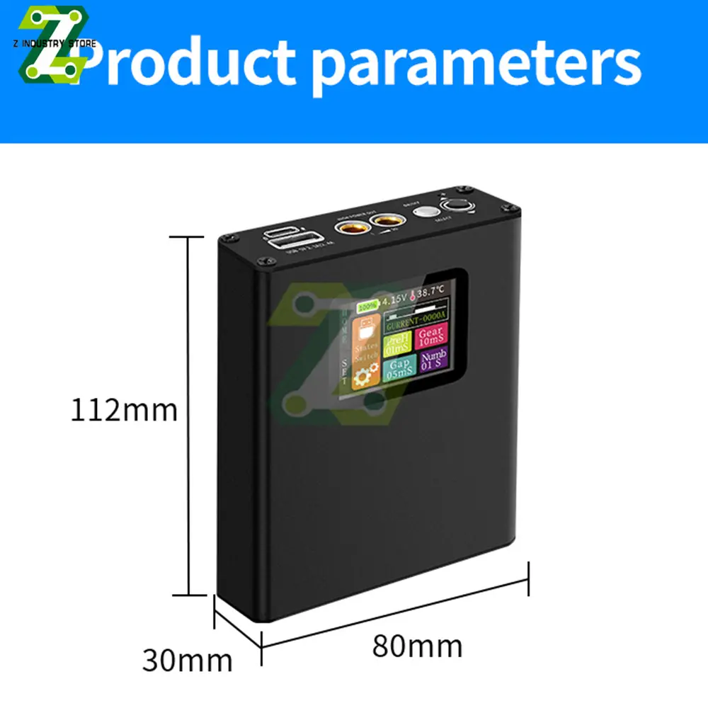 Handheld Mini Spot Welder for 0.1-0.25mm Nickel Welding Machine Digital Display Spot Welder for 18650 Battery Plate Spot Welding