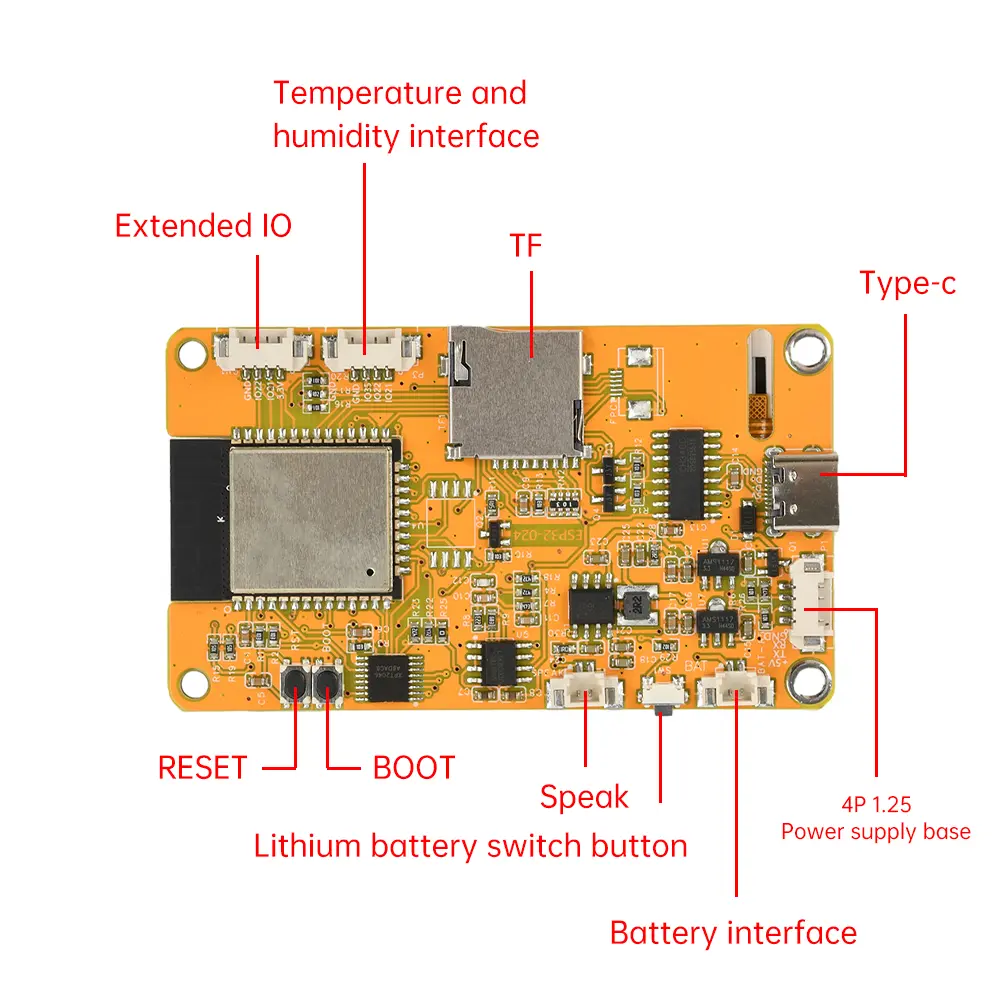 WIFI&Bluetooth Development Board 2.4 inch LCD TFT Module Development Board CH340 Type C