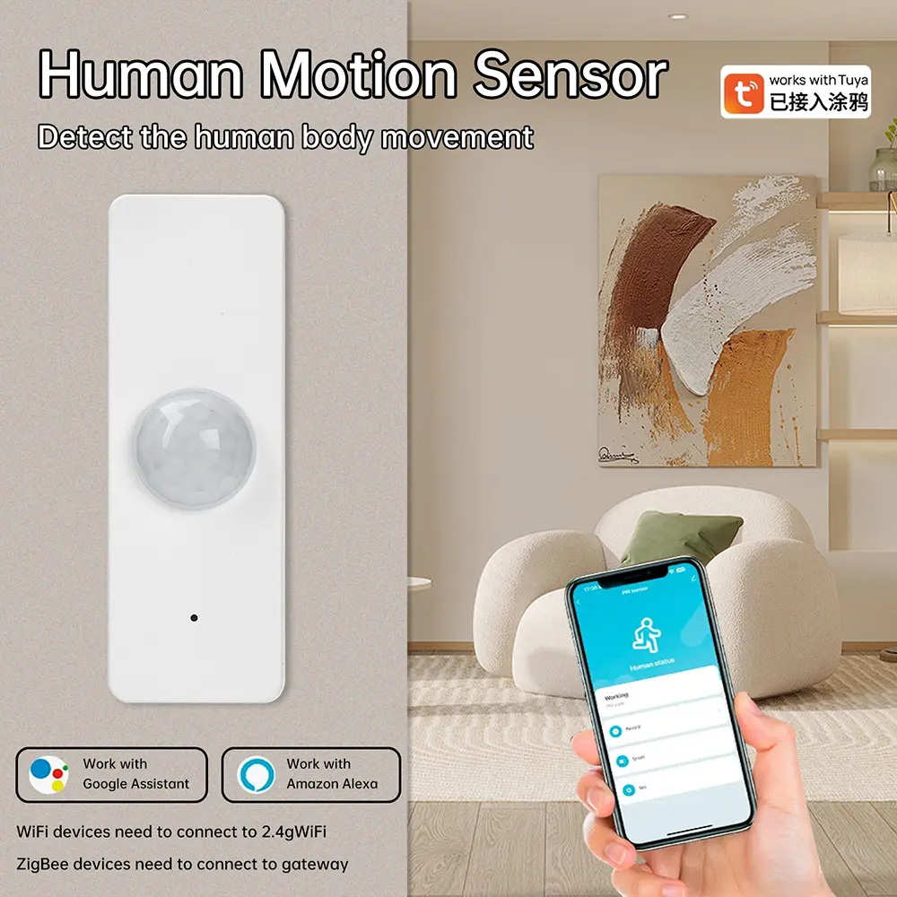 TUYA WIFI/ZigBee Human Motion Detection Sensor WIFI PIR Infrared Motion Sensor APP Control Security Protection
