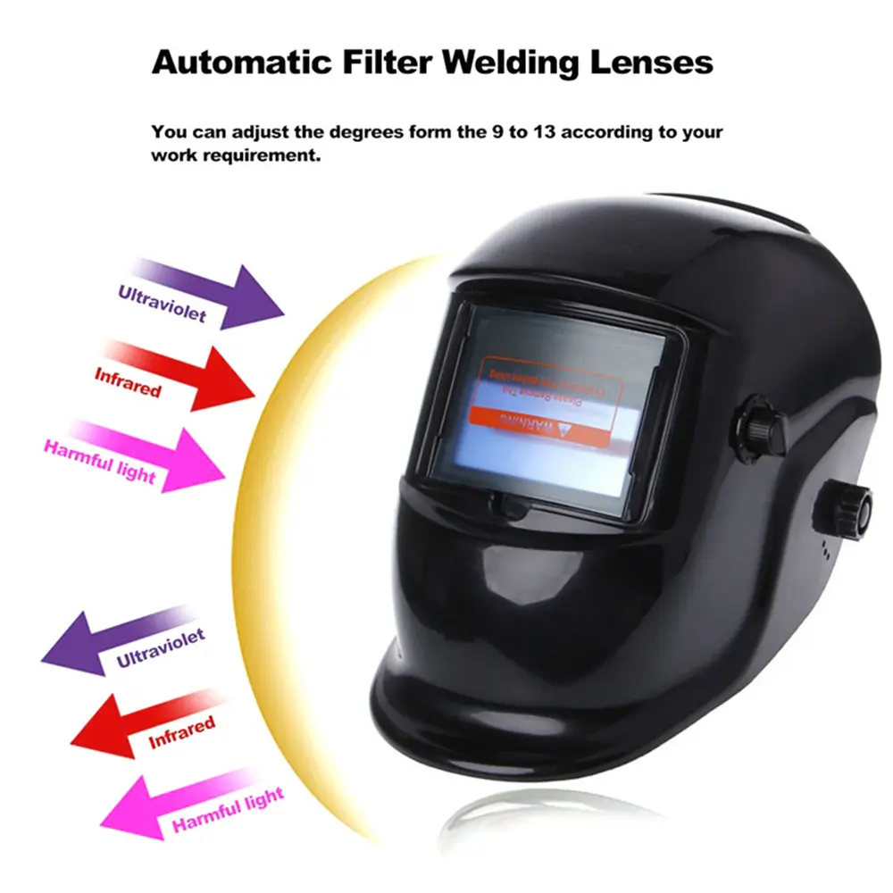 Mask Welder Protective Helmet auto-darkening solder Welding Headband Welding Cap