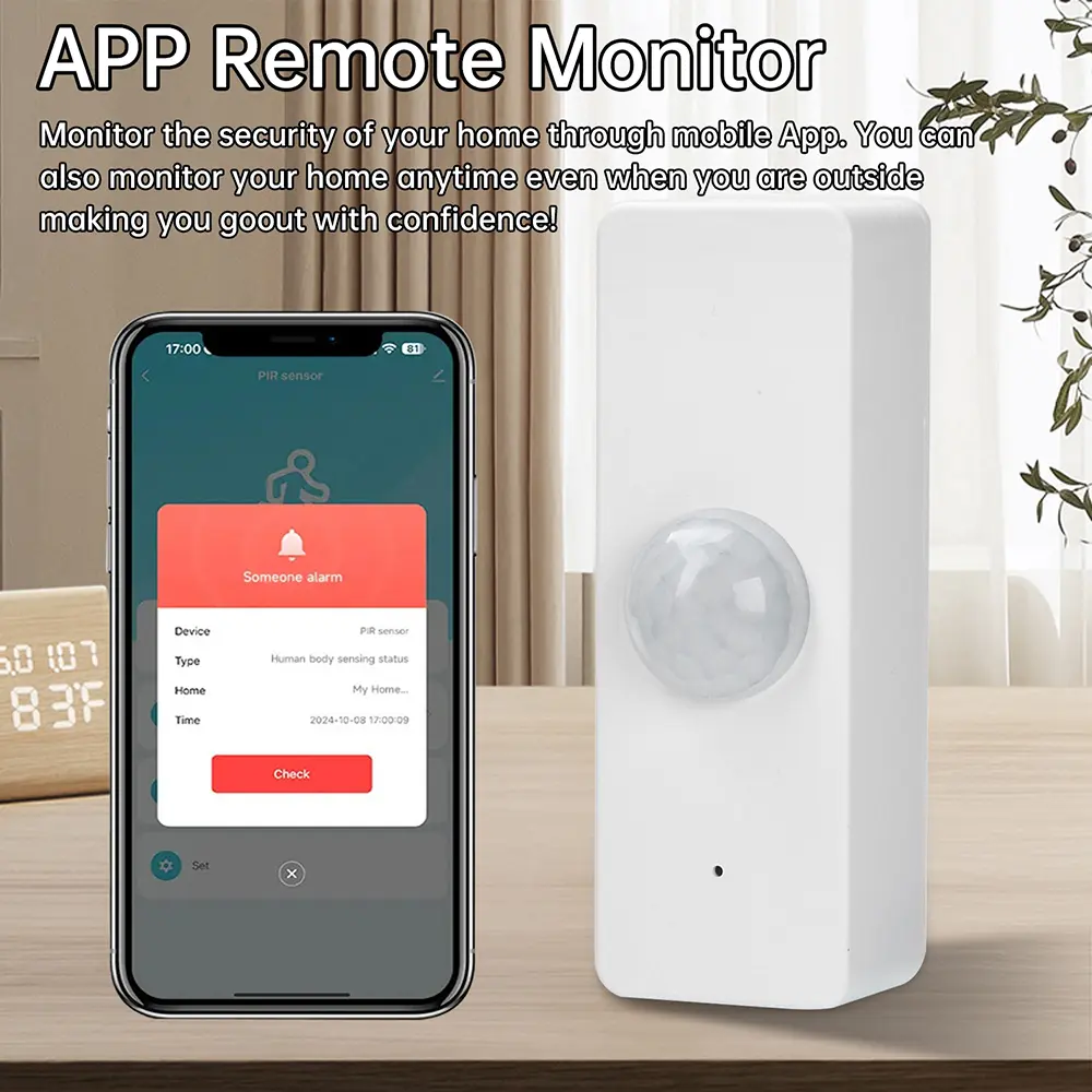 TUYA WIFI/ZigBee Human Motion Detection Sensor WIFI PIR Infrared Motion Sensor APP Control Security Protection