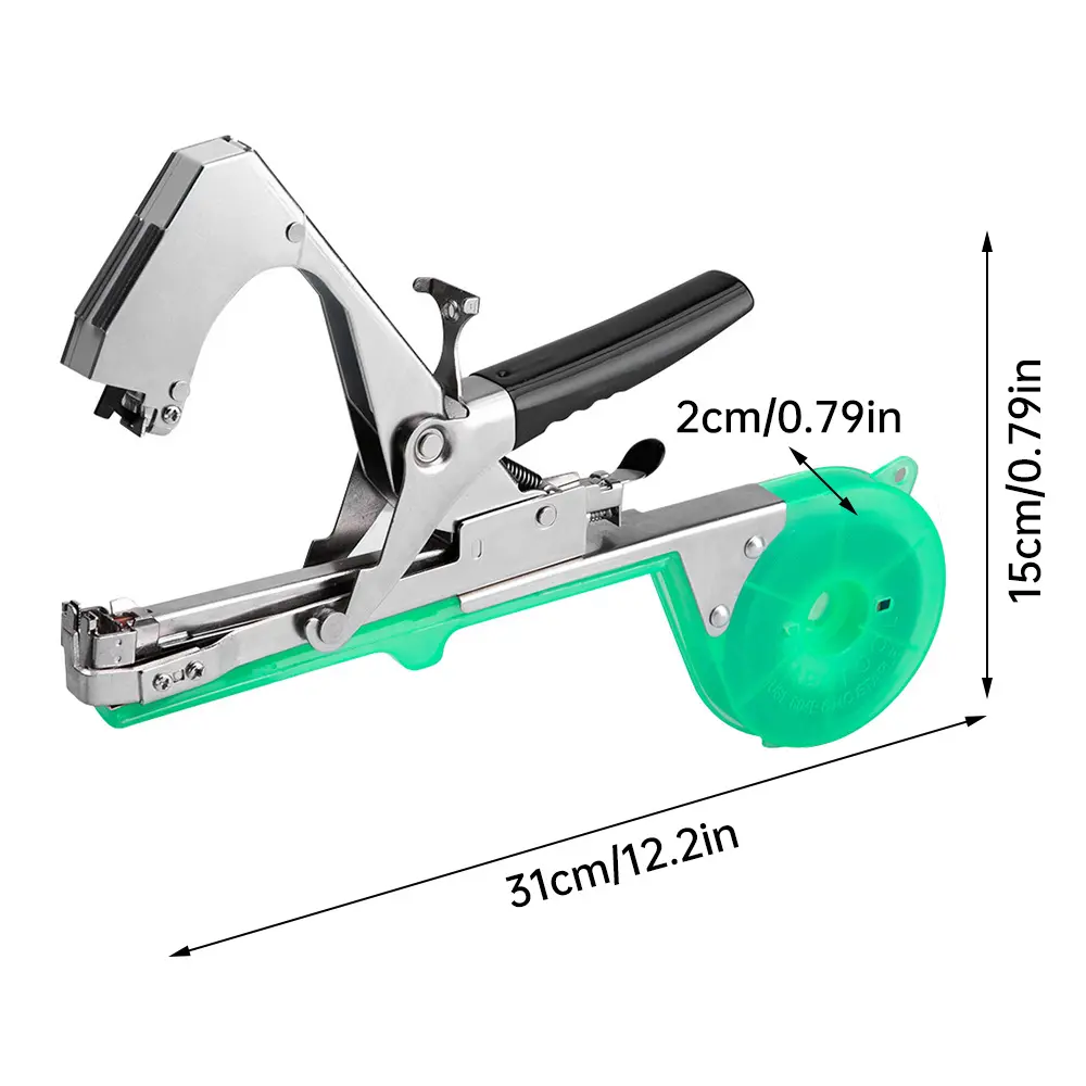 New Tying Machine Plant Garden Plant Tapetool Tapener +5 Rolls Tape Set for Vegetable Grape Tomato Cucumber Pepper Flower
