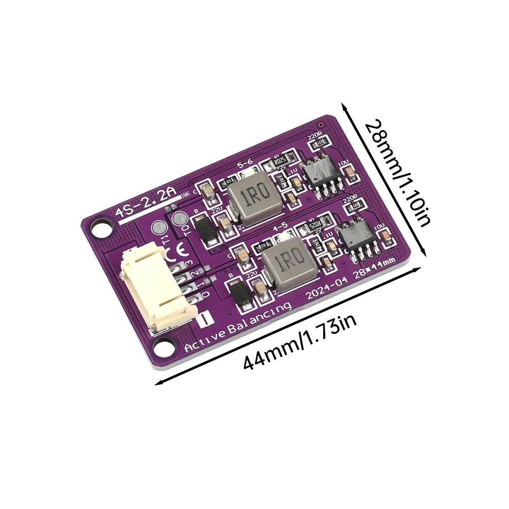 3S 4S 6S 8S 14S 2.2A Peak Li-ion Battery High-current Inductive Active Equalizer Board Battery Pack Flying Capacitors Balancing