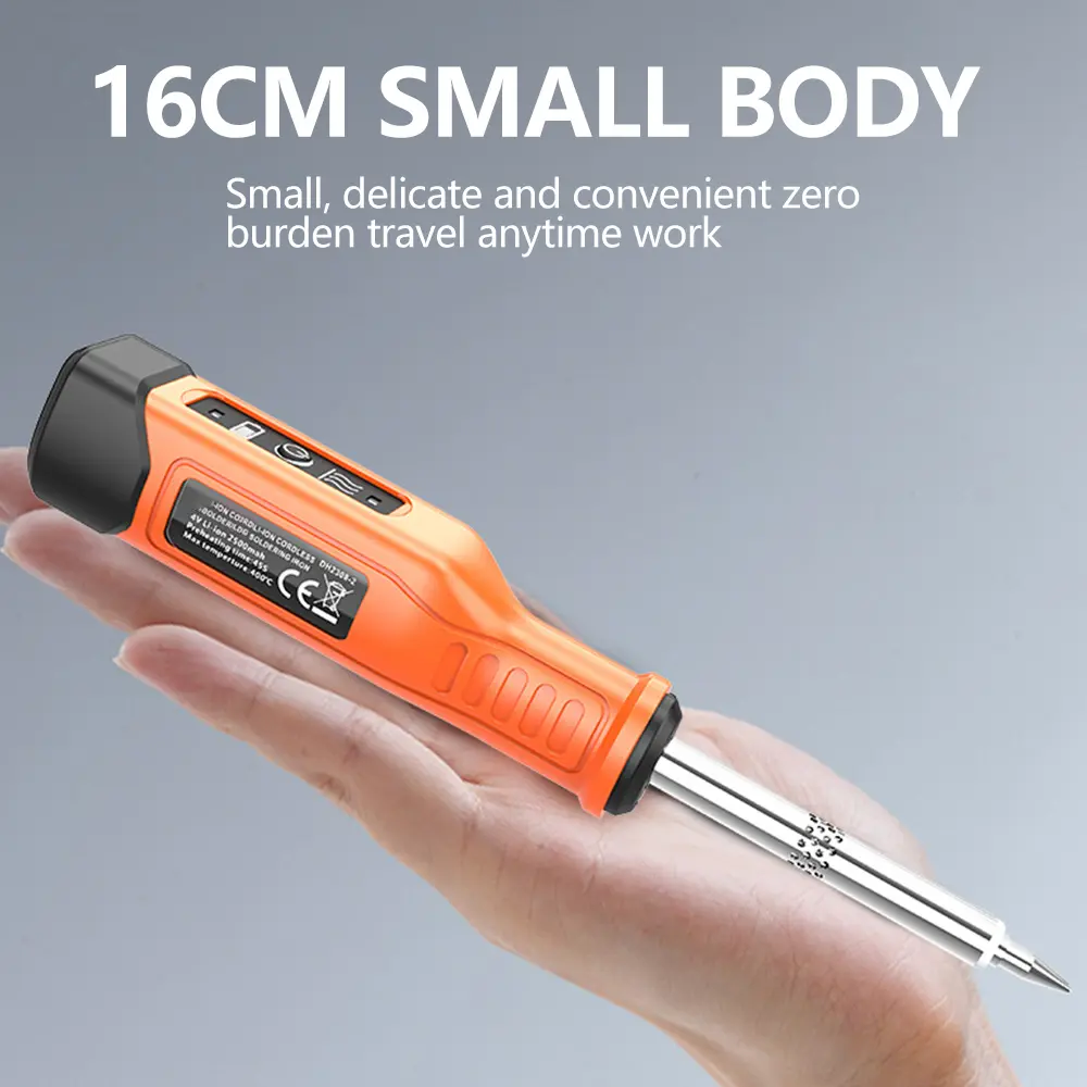Household Small Soldering Pen 60W Battery Soldering Iron 2500mAh Rechargeable Soldering Tool Kit lectronic Welding Devices