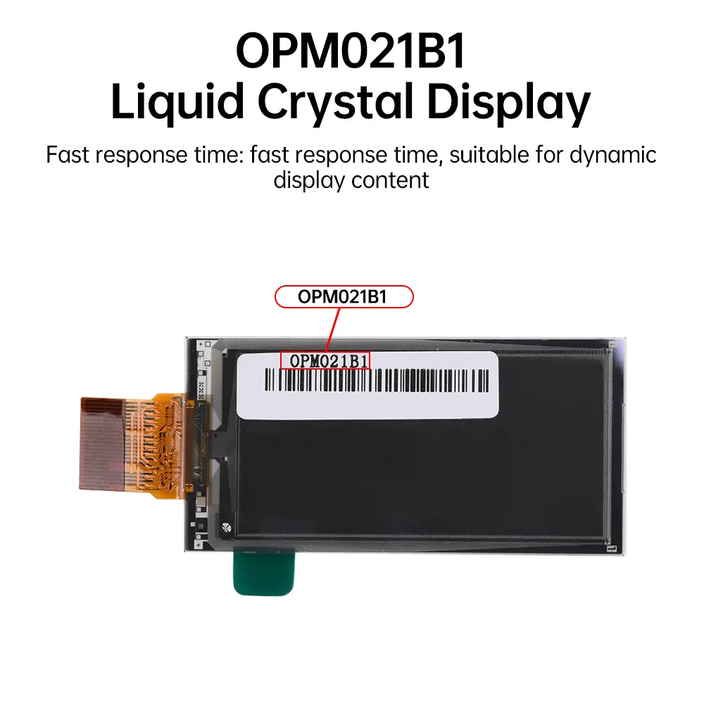 OPM021B1-FPC 2.13-Inch LCD Display Screen 122*250 24 Pin Electronic Instrument Screen DIY Accessories 3.3V/5V