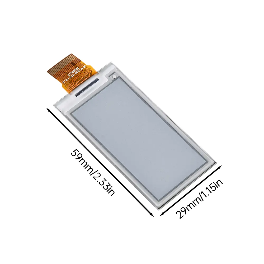 OPM021B1-FPC 2.13-Inch LCD Display Screen 122*250 24 Pin Electronic Instrument Screen DIY Accessories 3.3V/5V