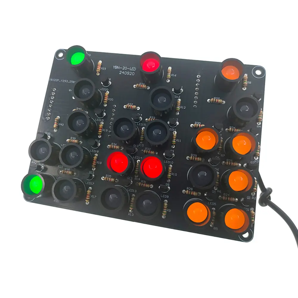 DC 5V Binary Clock Electronic Clock Kit DIY Alarm Clock Soldering Practice Kit for Learning Electronics