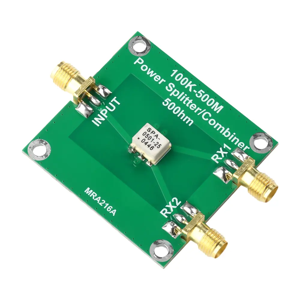 Passive Power Divider 100K-500M Impedance 50 Ohm One to Two Combiner Slater for Electronic Components Market
