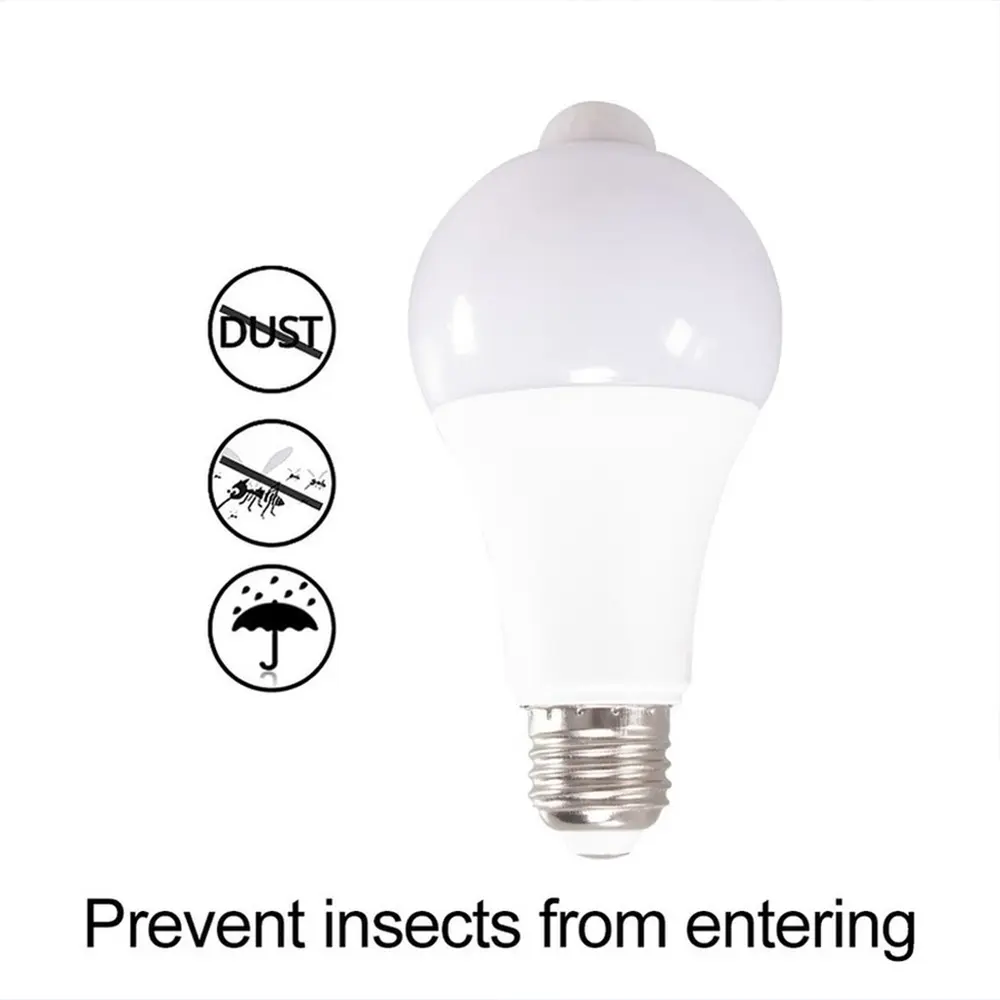 85-265V E27 PIR Motion Sensor Lamp 5W 7W 9W 12W LED Bulb with Motion Sensor B22 Infrared Radiation Motion Security Light