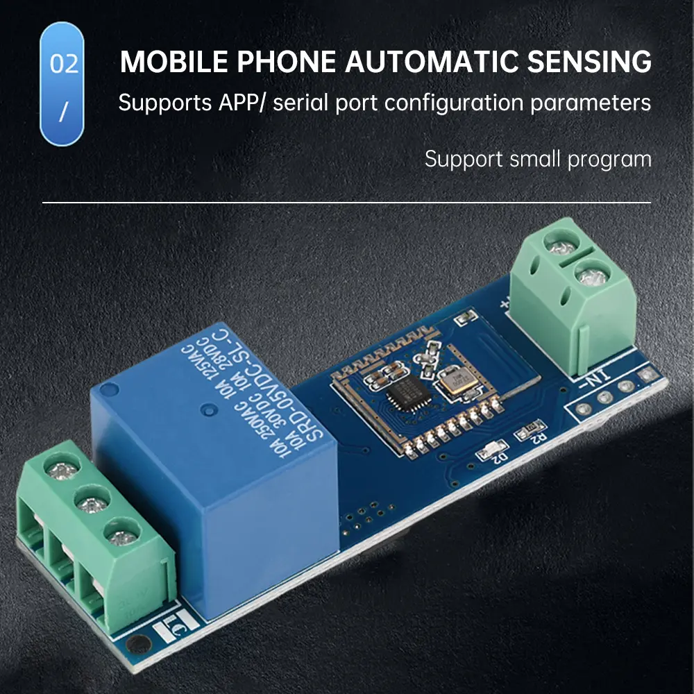 DC5V BT Proximity Relay Switch Module Remote Control Single Channel Relay Module Switch Smart Home