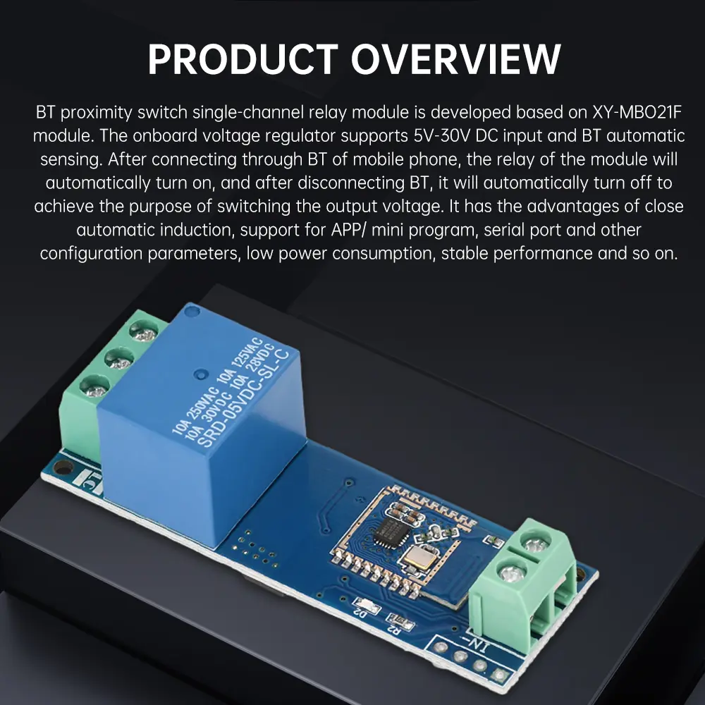 DC5V BT Proximity Relay Switch Module Remote Control Single Channel Relay Module Switch Smart Home