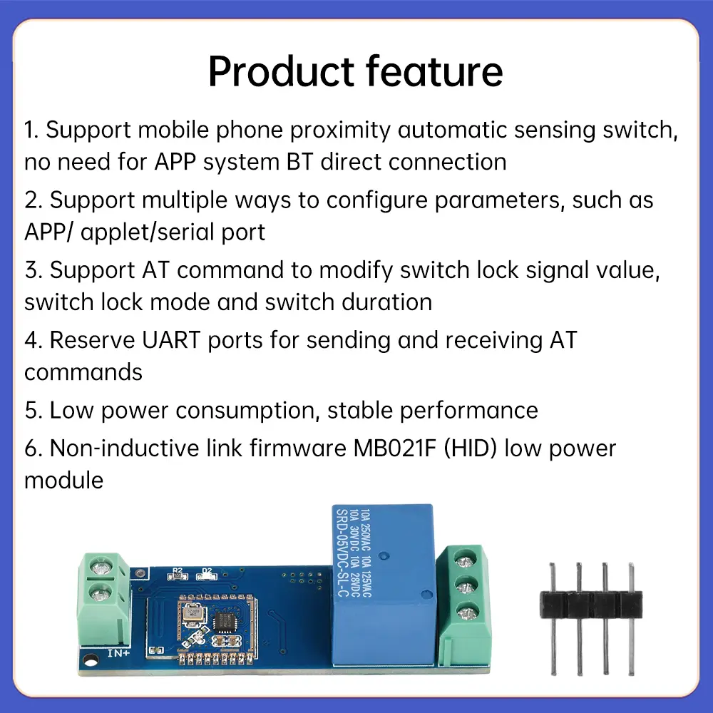 DC5V BT Proximity Relay Switch Module Remote Control Single Channel Relay Module Switch Smart Home