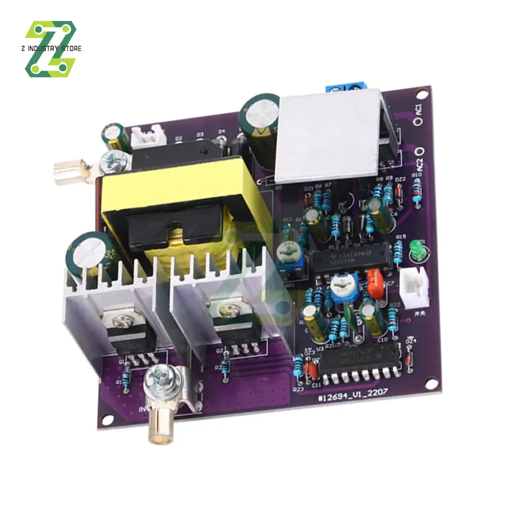 Voltage Inverter 300W Modified Sine Wave 50Hz Boost Power Module DC12V To AC180~220V Adjustable Regulated Power Supply