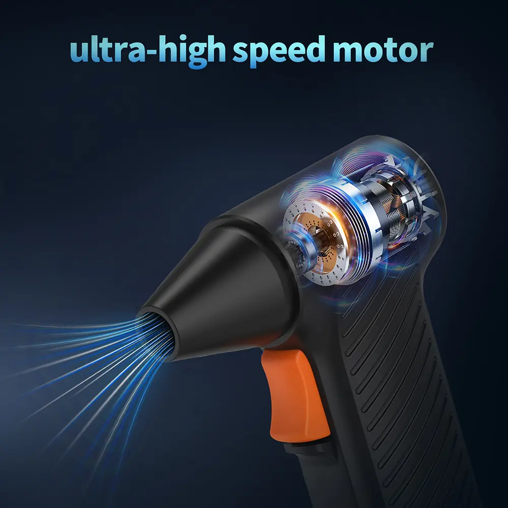 110,000RPM Infinitely Adjustable Speed Lockable Standby Power Display Violent Fan Jet Fan Compact High Speed Hair Dryer