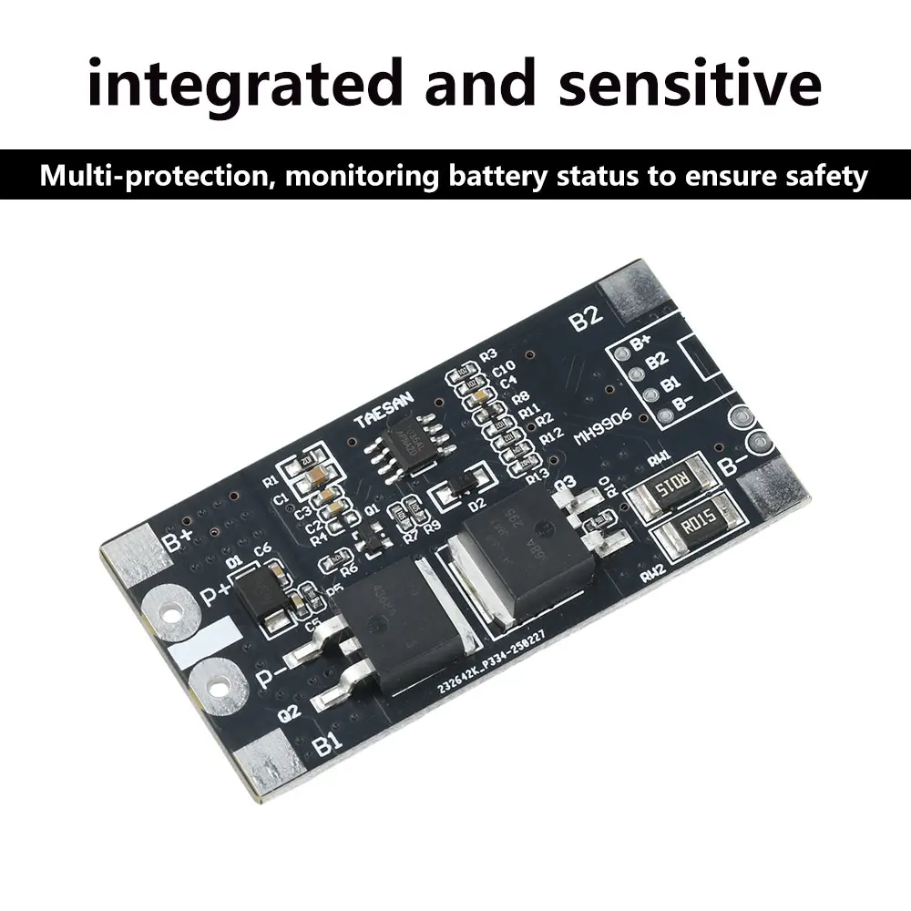 3S 12.6V Lithium Battery Protection Board 18650 Lithium Battery Protection Module Anti Overcharge and Overdischarge 7A