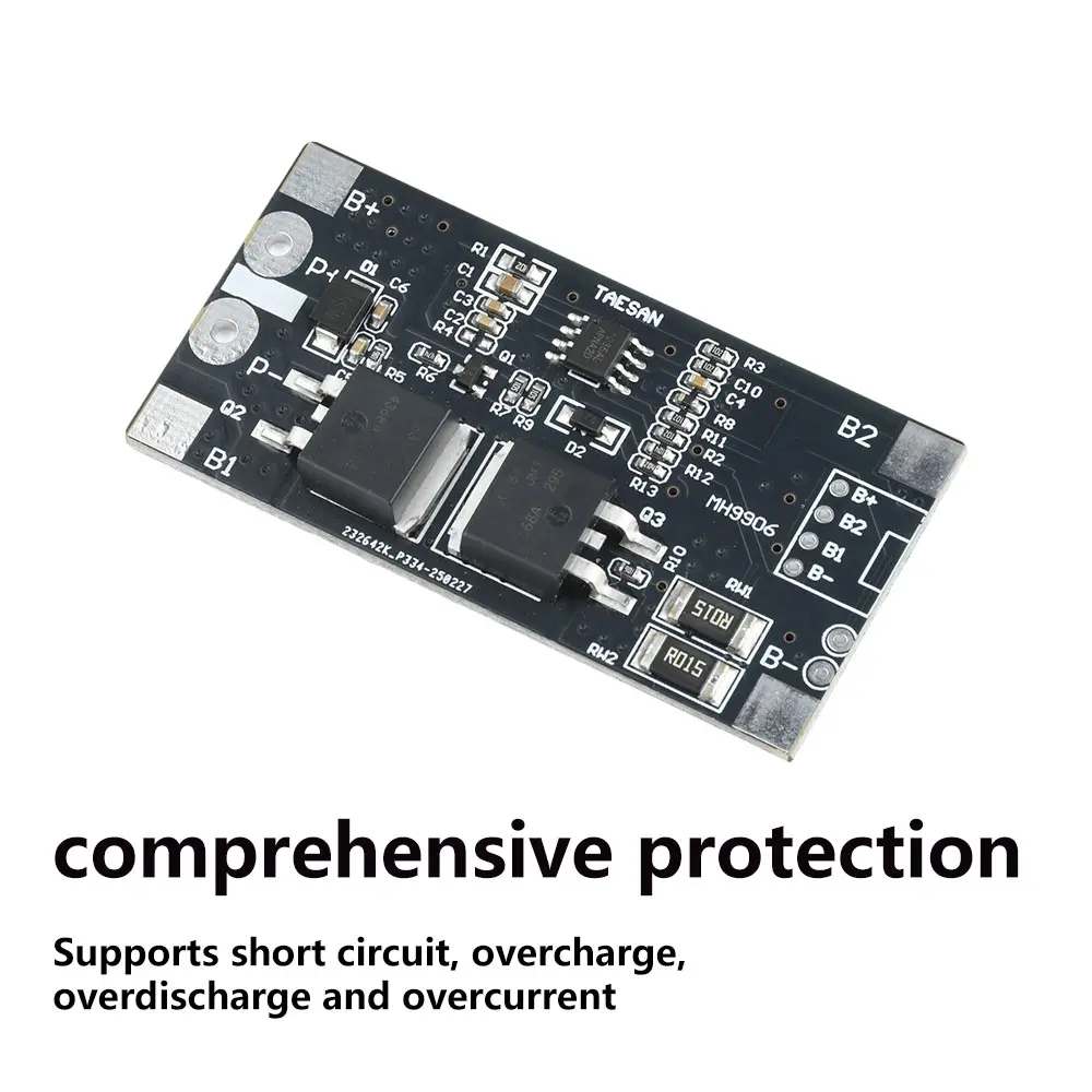 3S 12.6V Lithium Battery Protection Board 18650 Lithium Battery Protection Module Anti Overcharge and Overdischarge 7A