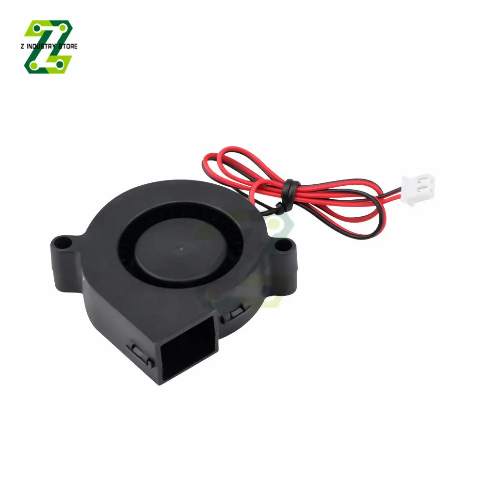 DC 5V 12V 24V  5015 50mm Sleeve Bearing Brushless Cooling Turbine Blower Fan Blower Cooler Fan