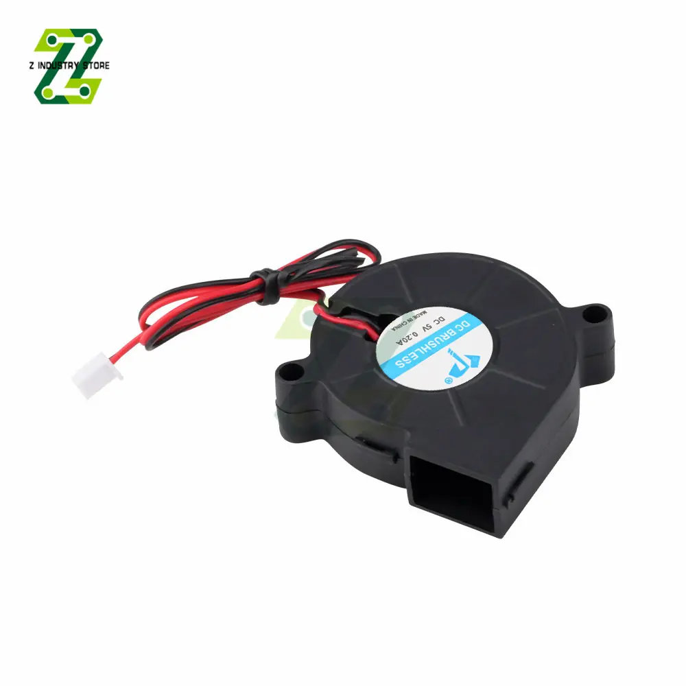 DC 5V 12V 24V  5015 50mm Sleeve Bearing Brushless Cooling Turbine Blower Fan Blower Cooler Fan