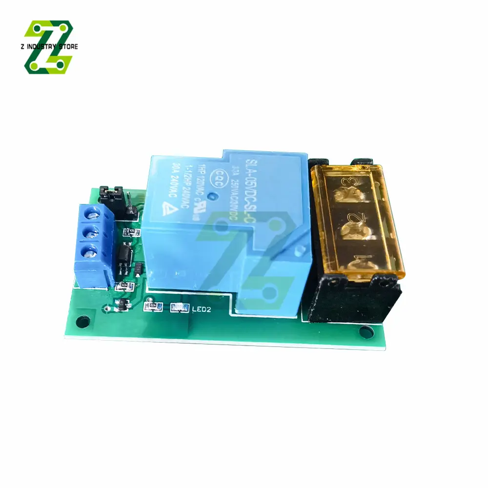 High Power Relay Module One Way Low Level Trigger Optocoupler Isolation Relay Module 30A DC5V/12V/24V