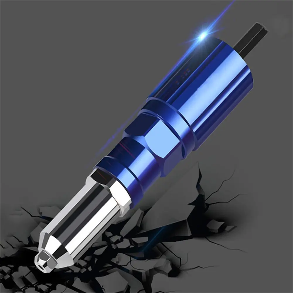 Rivet Gun Conversion Head Electric Riveting Gun Convertor For Wood/ Steel/china Holes Installation Tool