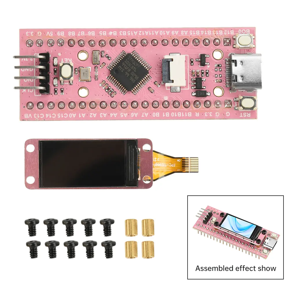STM32F103C8T6 0.96-inch LCD TFT Screen STM32 Development Board ARM Microcontroller Type C Interface
