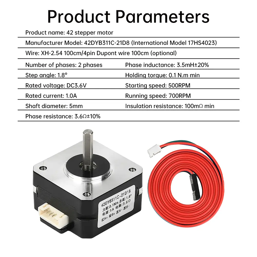 Stepper Motor Two-phase Micro Motor Used for CNC Laser Engraving Machine 3D Printer